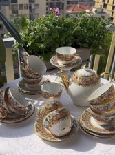 Service À Tea Bavière En Porcelaine