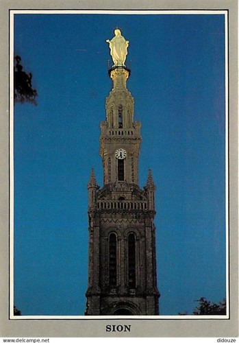 Carte postale vezelise - -,