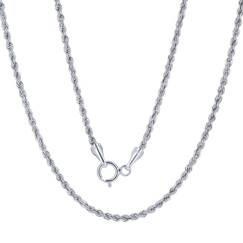 14k blanc 5mm diamant - 14k,