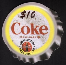 Coca-Cola '95 Découpé Capsule : ' Coke ' avec Argent Arrière-plan Téléphone