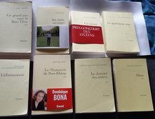 Lot 8 livres Ed GRASSET : CLERMONT-T/FASQUELLE/CHALANDON/PANH/BONA/GRIMBERT/TUIL