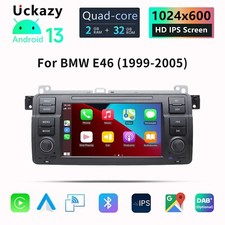 Autoradio 2GB 32GB Android 13 navigation GPS wifi Bluetooth pr BMW E46 M3 Rover