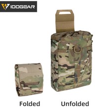 IDOGEAR Tactical Foldable Recycling Bag Dump Pouch MOLLE Drop Pouch Airsoft Gear