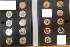 Collection 2 euros, 16 pièces de couleur avec étui