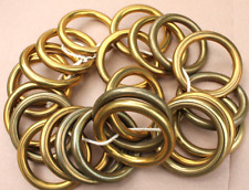 22 anneaux de rideau en bronze