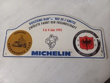 Michelin plaque rallye 1995 - rallye,