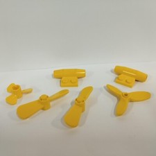 VINTAGE pièces lego lot hélices jaunes pour avions    en l état )