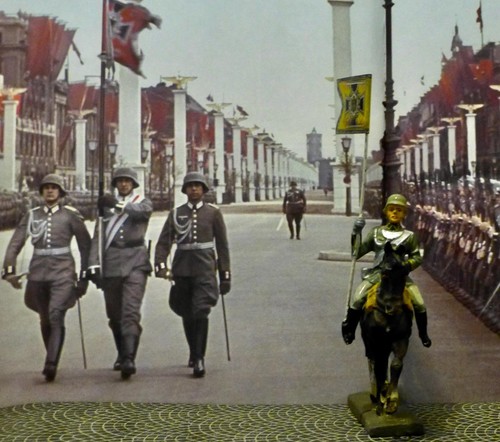 Prewar 1938 mounted german - mounted,