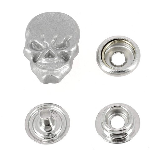 Bouton pression tête mort - bouton,