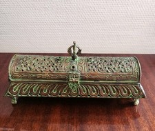 Boîte Ancienne Cuivre Ajouré