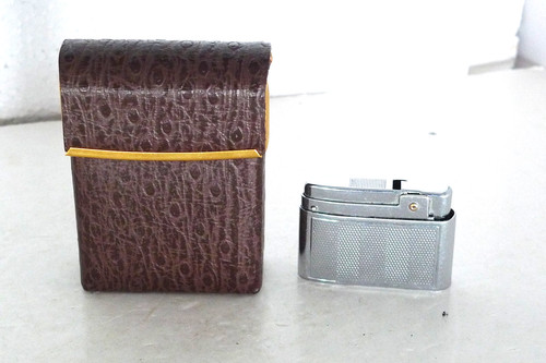 Etui cigarettes lézard ou - a,