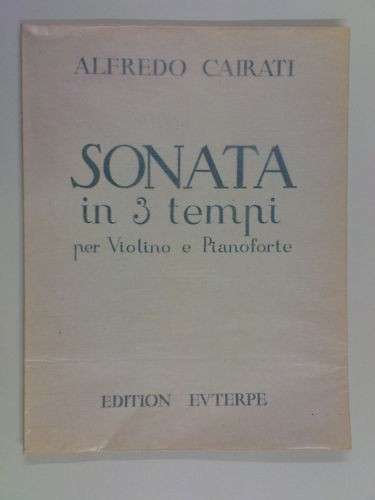 Euterpe alfredo cairati - euterpe, sonata