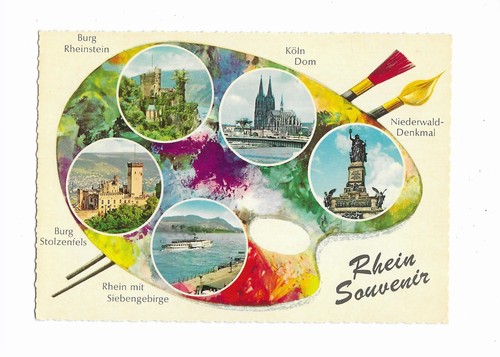 Postcard rhein germany - germany, multi