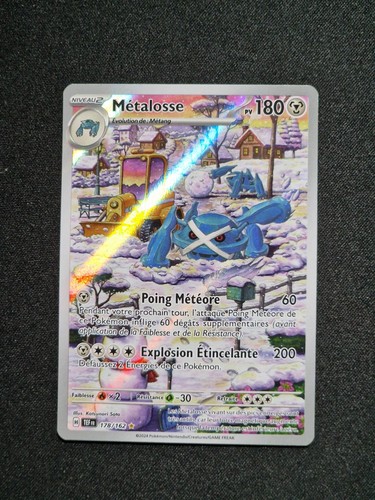 Carte pokémon métalosse - carte,