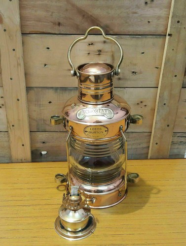 Lampe huile ancre - lampe, à