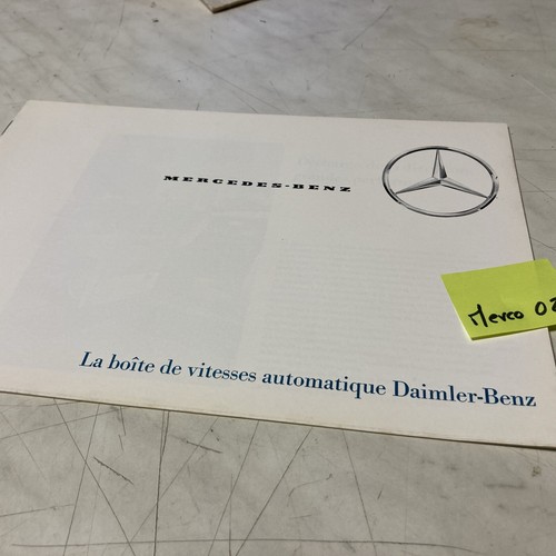 Mercedes benz automobile - mercedes, boite