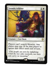 1 X Arbitre léonin / Leonin Arbiter - Rare - The List - VO