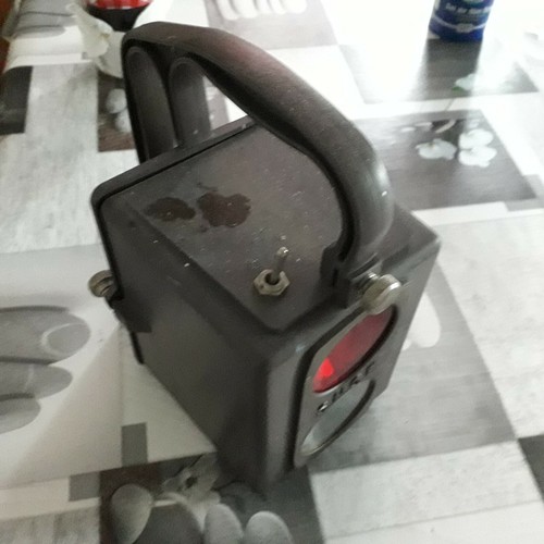 Ancienne lampe chemin fer - lampe, de