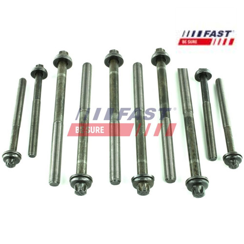 Cylinder head bolt set - head,