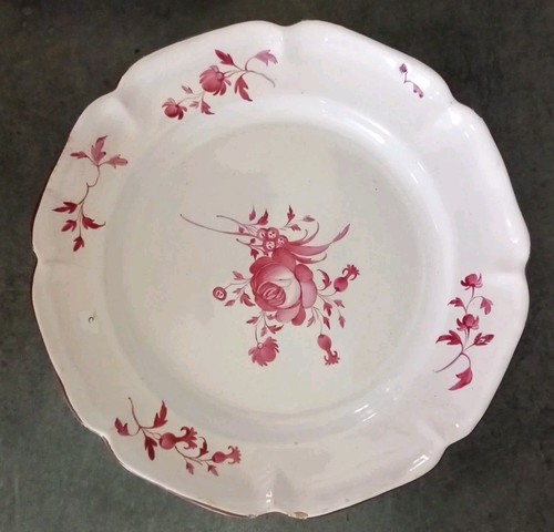 Ancienne assiette fleur