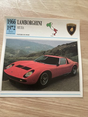 Lamborghini miura 1966 - miura, 1972