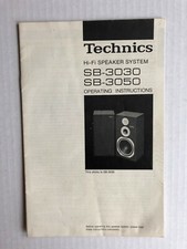 Technics SB-3030 SB-3050 Hi-Fi