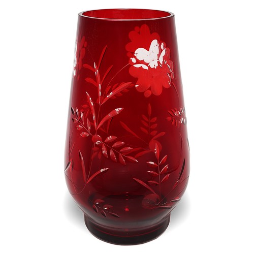 Crystal bohemia vase - bohemia,