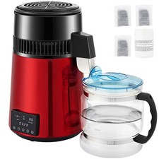 4L Distillateur d'Eau Machine à Eau Distillée 1L/h Température Réglable