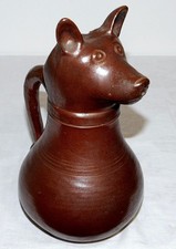 ANCIEN PICHET ABSINTHE XIXème CHIEN GRES ZOOMORPHE du BEAUVAISIS ?/NO BARBOTINE