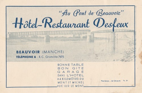 Carte visite publicitaire - de,
