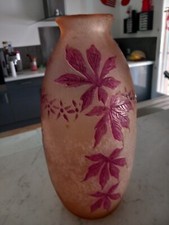 Grand Vase en pate de verre