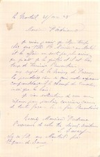 1928 A LE MONTEIL - M. PERDRIAU   FACTURETTE