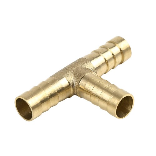Raccord laiton 10mm - laiton, cannelé