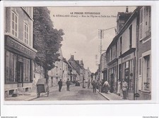 REMALARD: rue de l'église et salle des fêtes, boulangerie - très bon état
