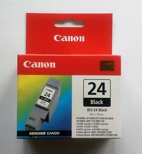 Original Canon BCI-24 BK noir Pixma iP1000 iP1500 iP2000 MP110 MP130 emballag...