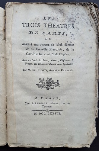 Les trois théâtres paris - théâtres, de