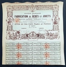 Paris III ème 8 Rue Pastourelle - Superbe Fab. de Poupées (Jumeau & Bru) de 1932