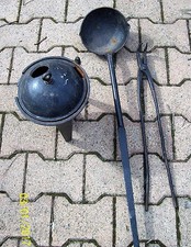 ancien matériel de fonderie travail du métal ferronnerie objet de métier