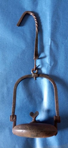 Ancienne lampe huile - ancienne, pour