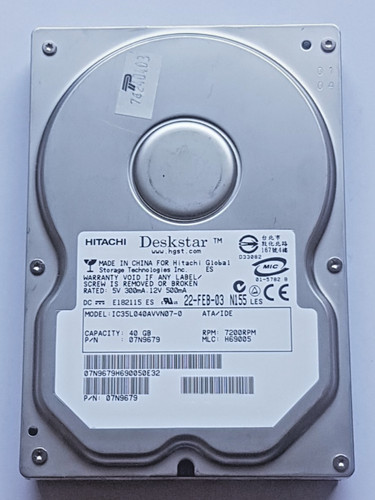 Disque dur ide - ide, hitachi