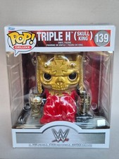 Figurine Catch Wrestling Funko POP Deluxe WWE Triple H Skull King n°139 neuf