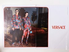 Women Fashion High heels Handbag Shoes Long Leg Print  VERSACE .