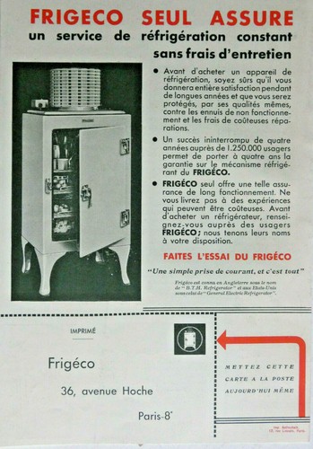 Flyer publicitaire 1930 - flyer,