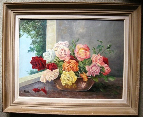 Huile sur toile - sur, de
