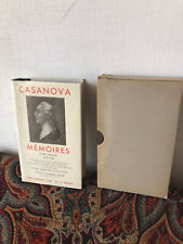 LA PLÉIADE       CASANOVA         MÉMOIRES I  (1)       1958