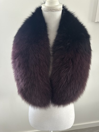 écharpe col renard noir - noir, et