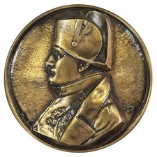 France médaille ou Tape de Bouche Napoléon Bonaparte non datée uniface bronze
