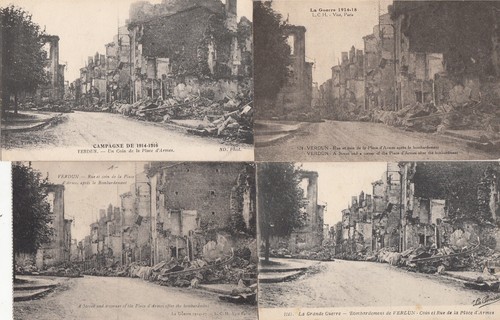 Lot old postcards war 18 - lot,