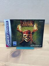 pirates des caraïbes - Notice - nintendo  - gameboy advance - GBA - FRA