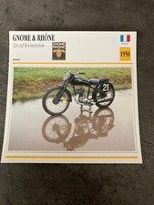 CARTE FICHE MOTO collection